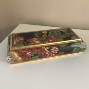 Painted Wooden Storage Box
